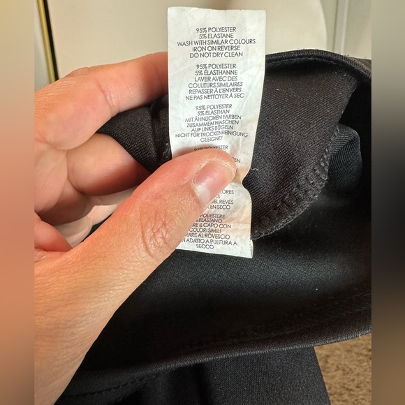 BOOHOO Black Off the Shoulder Double Ruffle Bodycon Midi Dress EUC - Picture 8 of 8